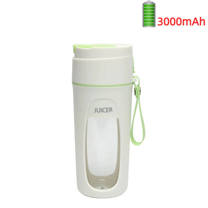 Portable Electric Juicer - Mini Blender for Smoothies and Juice Extraction 8 Blades 3000mAh - ZOOMNSTORE
