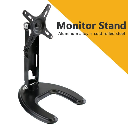 Portable Monitor Stand - Adjustable 14-29 Inch Rotating Monitor Arm | Foldable Desktop Display - ZOOMNSTORE