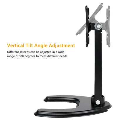 Portable Monitor Stand - Adjustable 14-29 Inch Rotating Monitor Arm | Foldable Desktop Display - ZOOMNSTORE