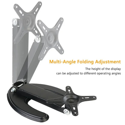 Portable Monitor Stand - Adjustable 14-29 Inch Rotating Monitor Arm | Foldable Desktop Display - ZOOMNSTORE