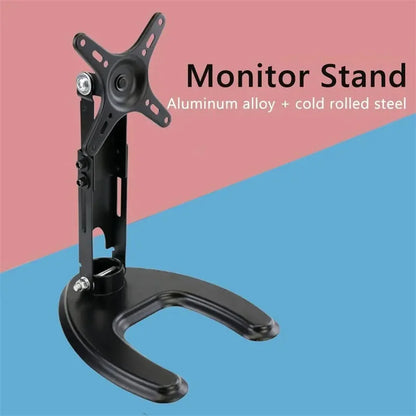 Portable Monitor Stand - Adjustable 14-29 Inch Rotating Monitor Arm | Foldable Desktop Display - ZOOMNSTORE