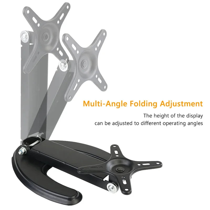 Portable Monitor Stand - Adjustable 14-29 Inch Rotating Monitor Arm | Foldable Desktop Display - ZOOMNSTORE