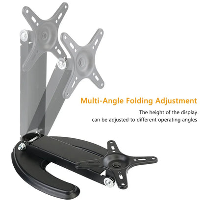 Portable Monitor Stand - Adjustable 14-29 Inch Rotating Monitor Arm | Foldable Desktop Display - ZOOMNSTORE