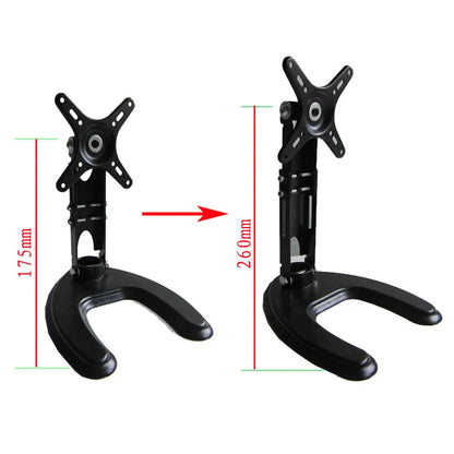 Portable Monitor Stand - Adjustable 14-29 Inch Rotating Monitor Arm | Foldable Desktop Display - ZOOMNSTORE