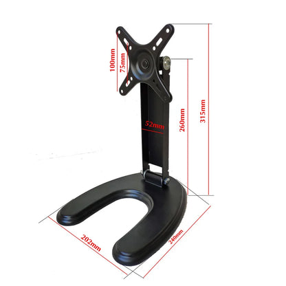 Portable Monitor Stand - Adjustable 14-29 Inch Rotating Monitor Arm | Foldable Desktop Display - ZOOMNSTORE
