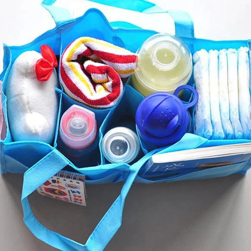 Portable Mummy Bag Bottle Storage Multi-Function Separate Bag Nappy Maternity Handbag Large Capacity Baby Tote Diaper Organizer - ZOOMNSTORE