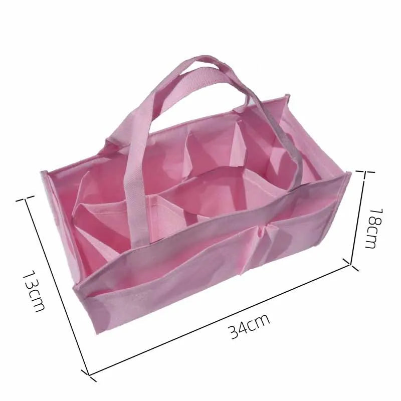 Portable Mummy Bag Bottle Storage Multi-Function Separate Bag Nappy Maternity Handbag Large Capacity Baby Tote Diaper Organizer - ZOOMNSTORE