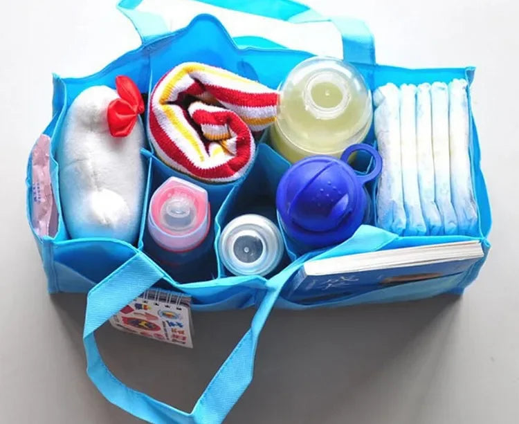 Portable Mummy Bag Bottle Storage Multi-Function Separate Bag Nappy Maternity Handbag Large Capacity Baby Tote Diaper Organizer - ZOOMNSTORE