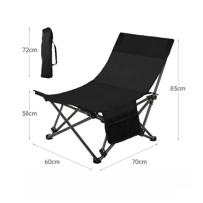 Adjustable Portable Office Stool - Folding Camping Fishing Leisure Chair - ZOOMNSTORE