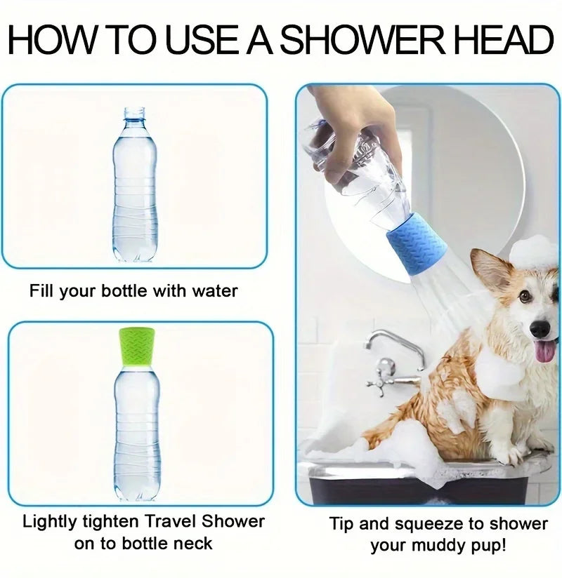 Portable Pet Bath – Multifunctional Dog Wash Nozzle & Outdoor Pet Shower Accessory - ZOOMNSTORE