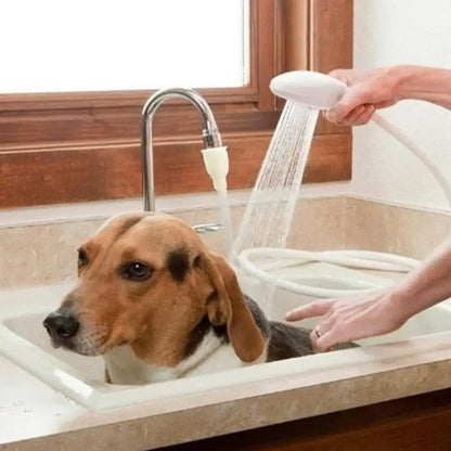 Portable Pet Shower - Handheld Dog Shower with Flexible Hose & Removable Faucet Head - ZOOMNSTORE
