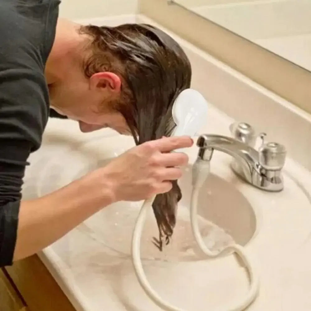 Portable Pet Shower - Handheld Dog Shower with Flexible Hose & Removable Faucet Head - ZOOMNSTORE