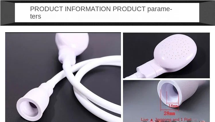 Portable Pet Shower - Handheld Dog Shower with Flexible Hose & Removable Faucet Head - ZOOMNSTORE