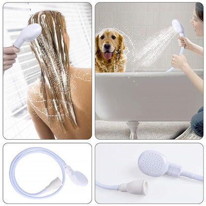Portable Pet Shower - Handheld Dog Shower with Flexible Hose & Removable Faucet Head - ZOOMNSTORE