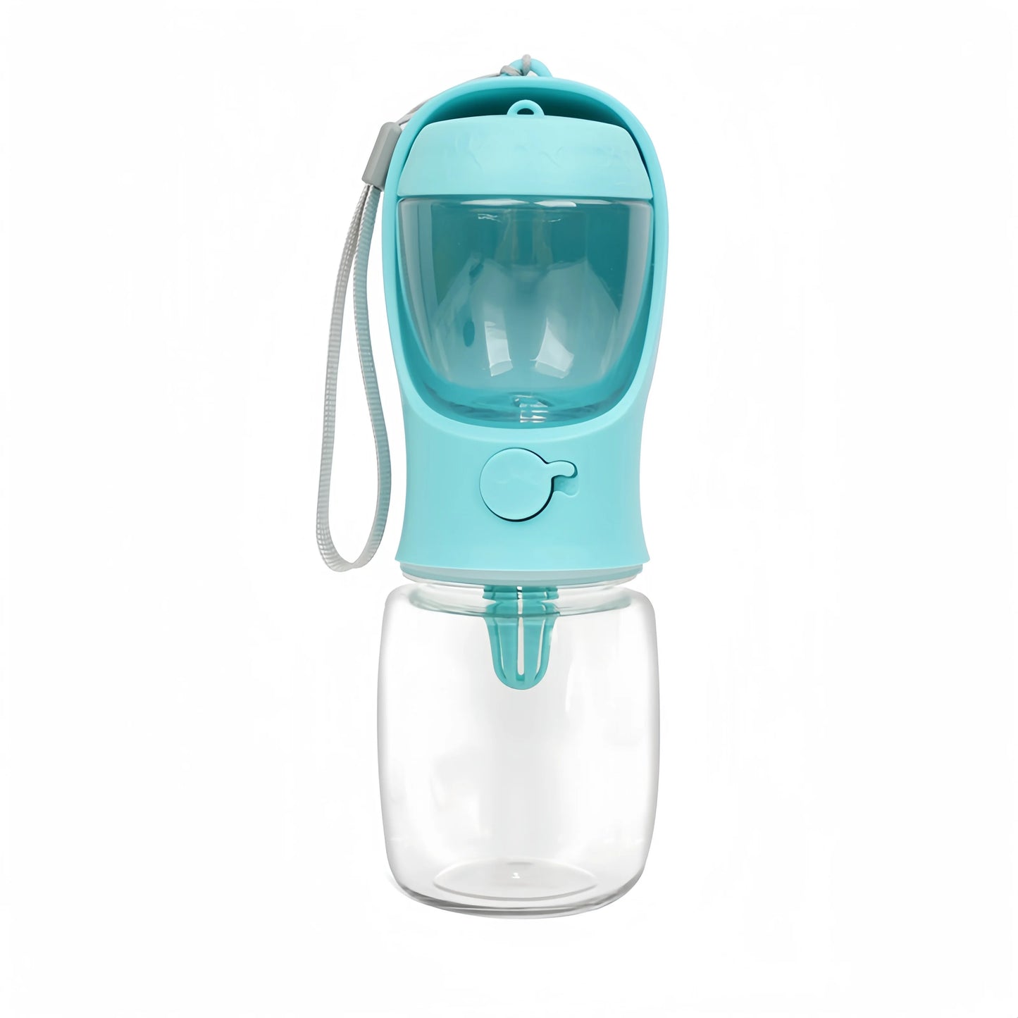 Portable Pet Water Bottle with Food Storage - Dog Cat Travel Feeder Bowl - ZOOMNSTORE