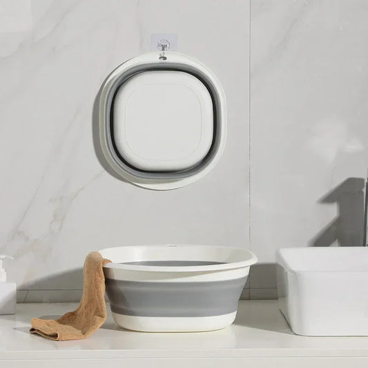 Portable Plastic Folding Wash Basin - Travel Laundry Tub for Home  Baby Bath - ZOOMNSTORE