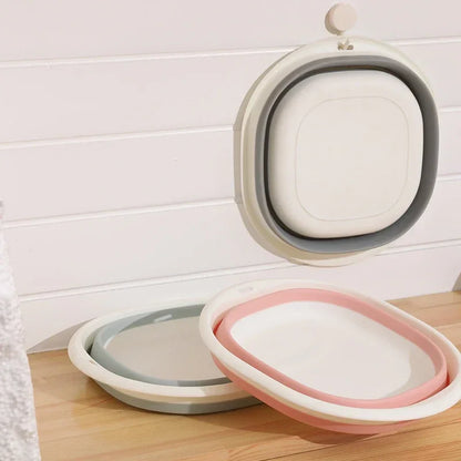Portable Plastic Folding Wash Basin - Travel Laundry Tub for Home  Baby Bath - ZOOMNSTORE