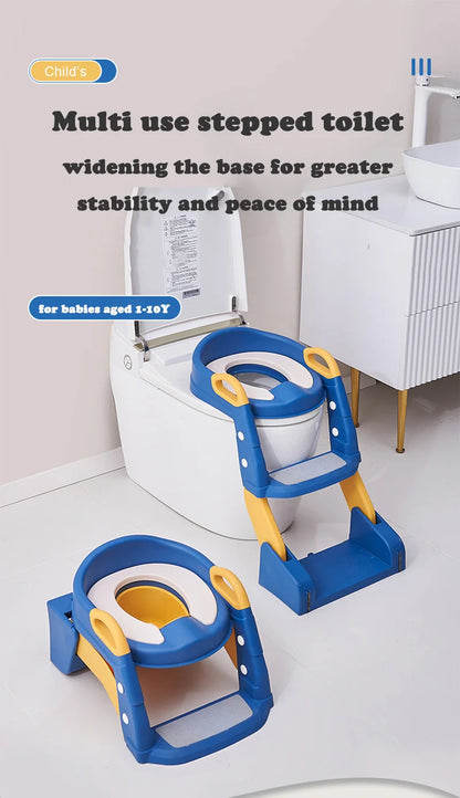 Portable Potty Seat - Foldable Toilet Training Stool | Easy Clean Baby Potty Chair - ZOOMNSTORE
