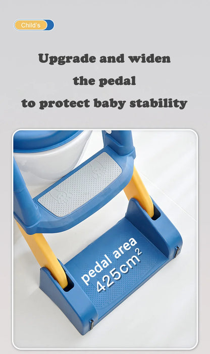 Portable Potty Seat - Foldable Toilet Training Stool | Easy Clean Baby Potty Chair - ZOOMNSTORE
