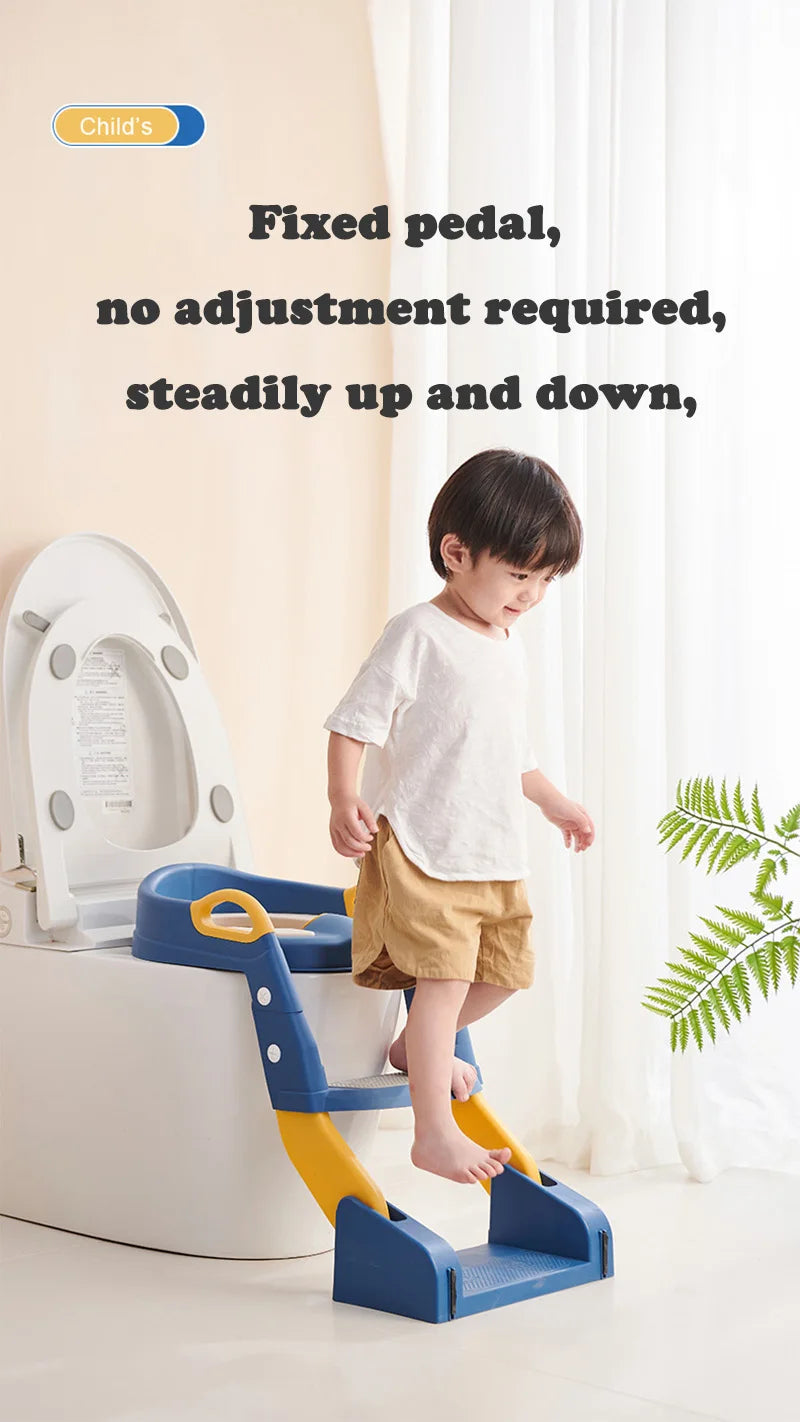 Portable Potty Seat - Foldable Toilet Training Stool | Easy Clean Baby Potty Chair - ZOOMNSTORE