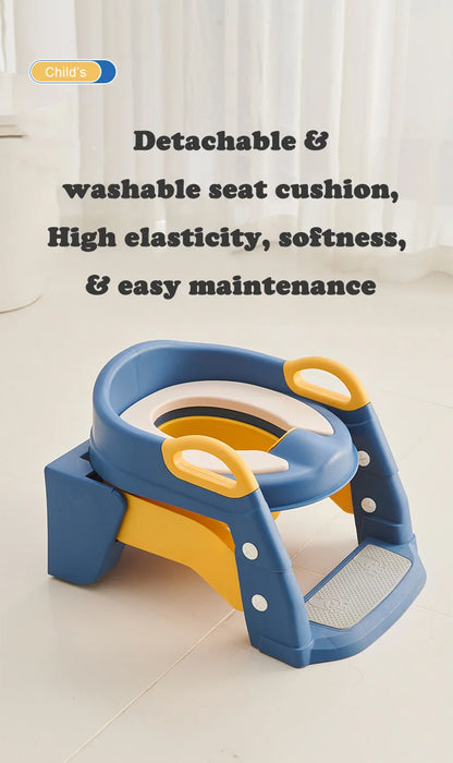 Portable Potty Seat - Foldable Toilet Training Stool | Easy Clean Baby Potty Chair - ZOOMNSTORE