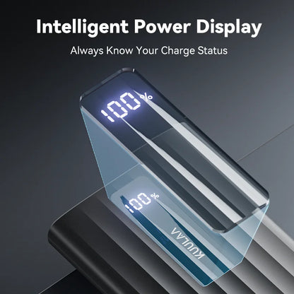 KUULAA Power Bank 10000mAh 22.5W PD Fast Charging Portable Charger External Battery For iPhone 15 14 13 Samsung Huawei Powerbank - ZOOMNSTORE