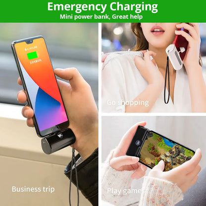 Liboer Fast Charging Portable Power Bank LED Display Mobile External Battery for iPhone Samsung Xiaomi OPPO Compact Powerbank - ZOOMNSTORE