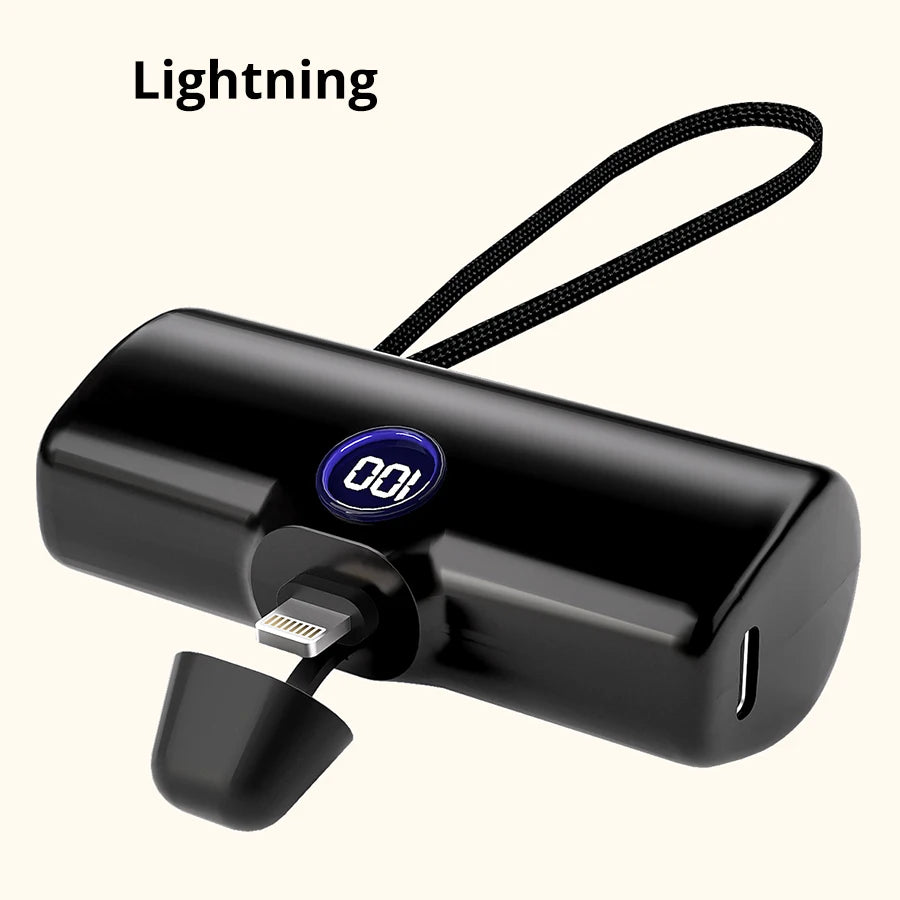 Liboer Fast Charging Portable Power Bank LED Display Mobile External Battery for iPhone Samsung Xiaomi OPPO Compact Powerbank - ZOOMNSTORE