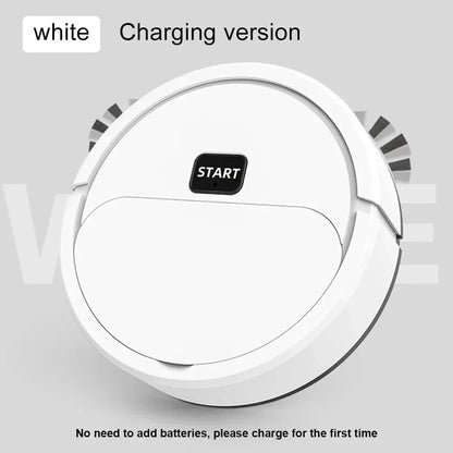 Portable Robotic Vacuum - 3-in-1 Mini Floor Cleaner | USB Rechargeable Wet Dry Mop Robot - ZOOMNSTORE