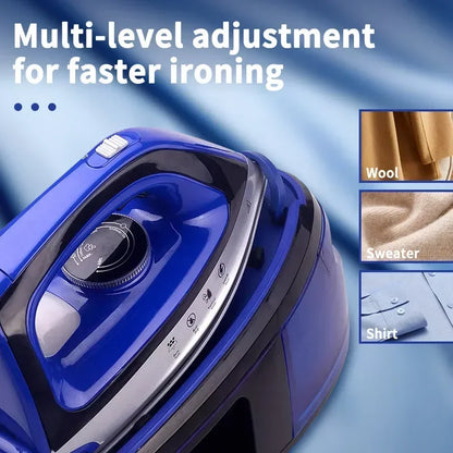 Portable Steam Iron | Compact 360 Degree Dry Steam Iron with Anti-Drip & Anti-Calc - ZOOMNSTORE