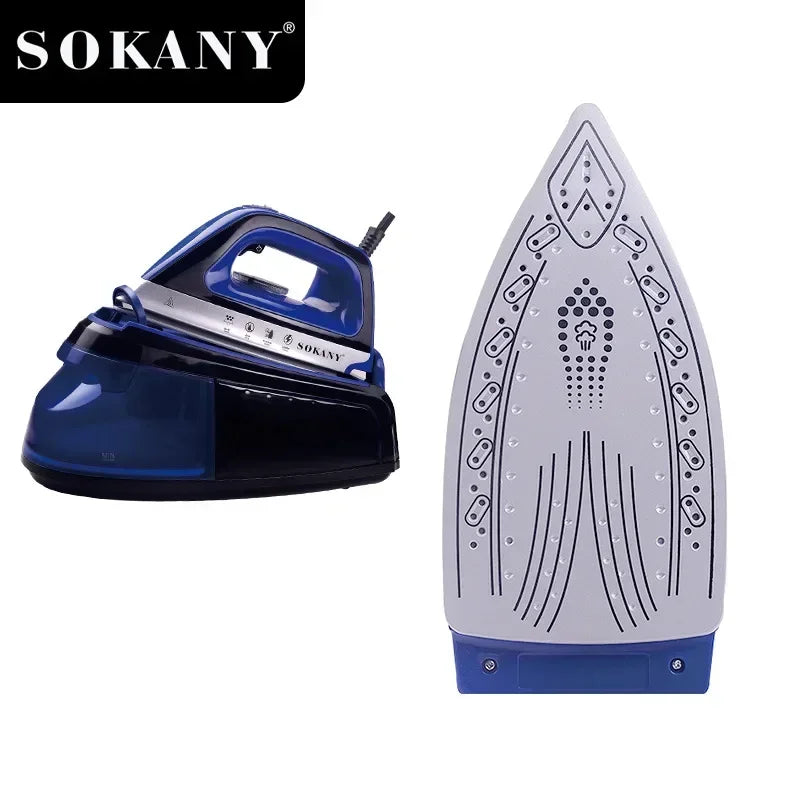 Portable Steam Iron | Compact 360 Degree Dry Steam Iron with Anti-Drip & Anti-Calc - ZOOMNSTORE