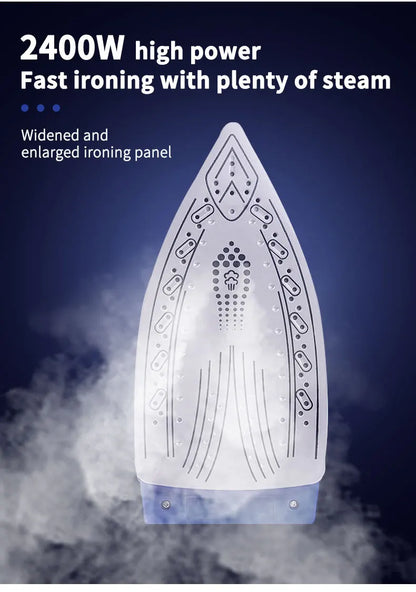 Portable Steam Iron | Compact 360 Degree Dry Steam Iron with Anti-Drip & Anti-Calc - ZOOMNSTORE