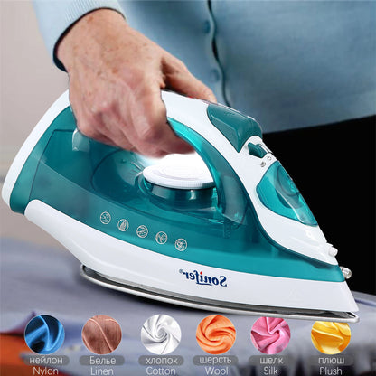Portable Steam Iron - Mini Garment Steamer With Adjustable Temperature & Ceramic Soleplate - ZOOMNSTORE