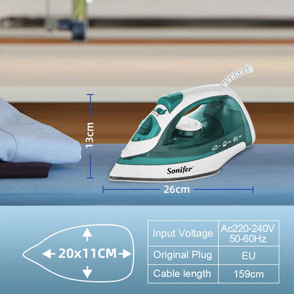 Portable Steam Iron - Mini Garment Steamer With Adjustable Temperature & Ceramic Soleplate - ZOOMNSTORE