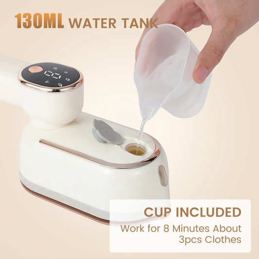 Portable Steam Iron - Mini Handheld Travel Iron with Four Temperature Control - ZOOMNSTORE