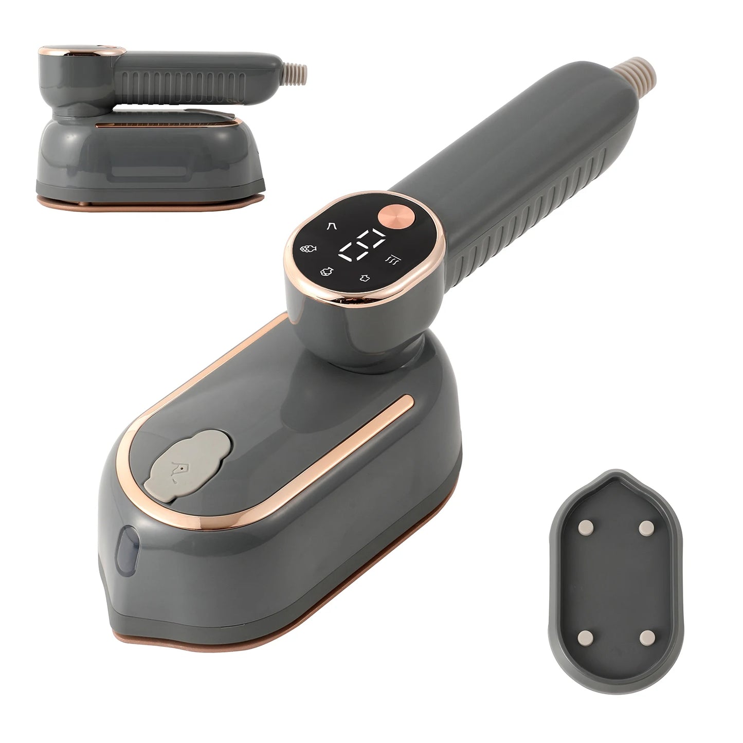 Portable Steam Iron - Mini Handheld Travel Iron with Four Temperature Control - ZOOMNSTORE