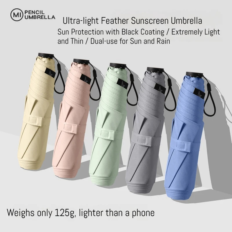 125g Japanese style portable brazing sun protection, UV protection, weather resistance, manual umbrella - ZOOMNSTORE