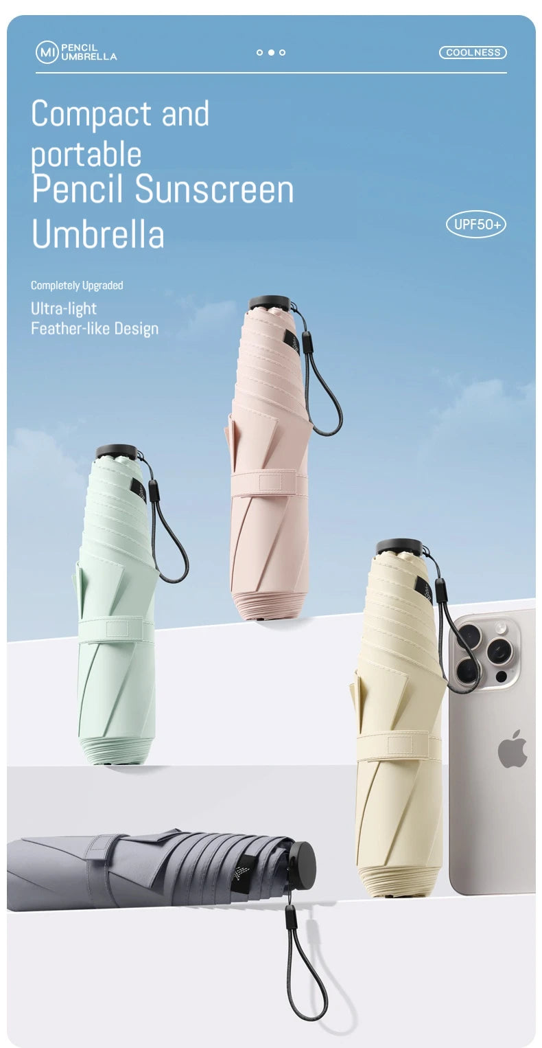 125g Japanese style portable brazing sun protection, UV protection, weather resistance, manual umbrella - ZOOMNSTORE
