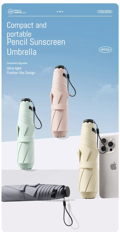 125g Japanese style portable brazing sun protection, UV protection, weather resistance, manual umbrella - ZOOMNSTORE