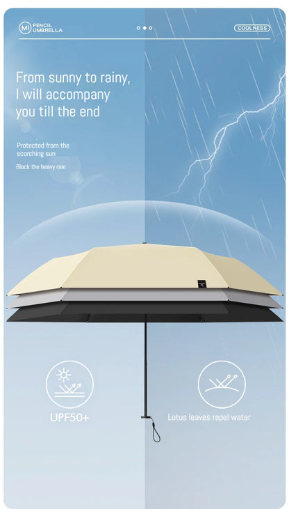 125g Japanese style portable brazing sun protection, UV protection, weather resistance, manual umbrella - ZOOMNSTORE