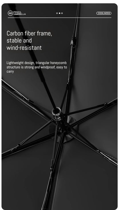 125g Japanese style portable brazing sun protection, UV protection, weather resistance, manual umbrella - ZOOMNSTORE