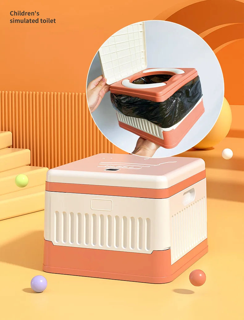Portable Toddler Potty - Car Mounted Folding Travel Toilet with Carrying Bag for Easy Clean - ZOOMNSTORE