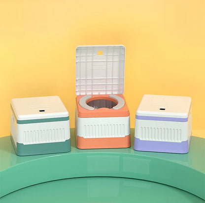 Portable Toddler Potty - Car Mounted Folding Travel Toilet with Carrying Bag for Easy Clean - ZOOMNSTORE