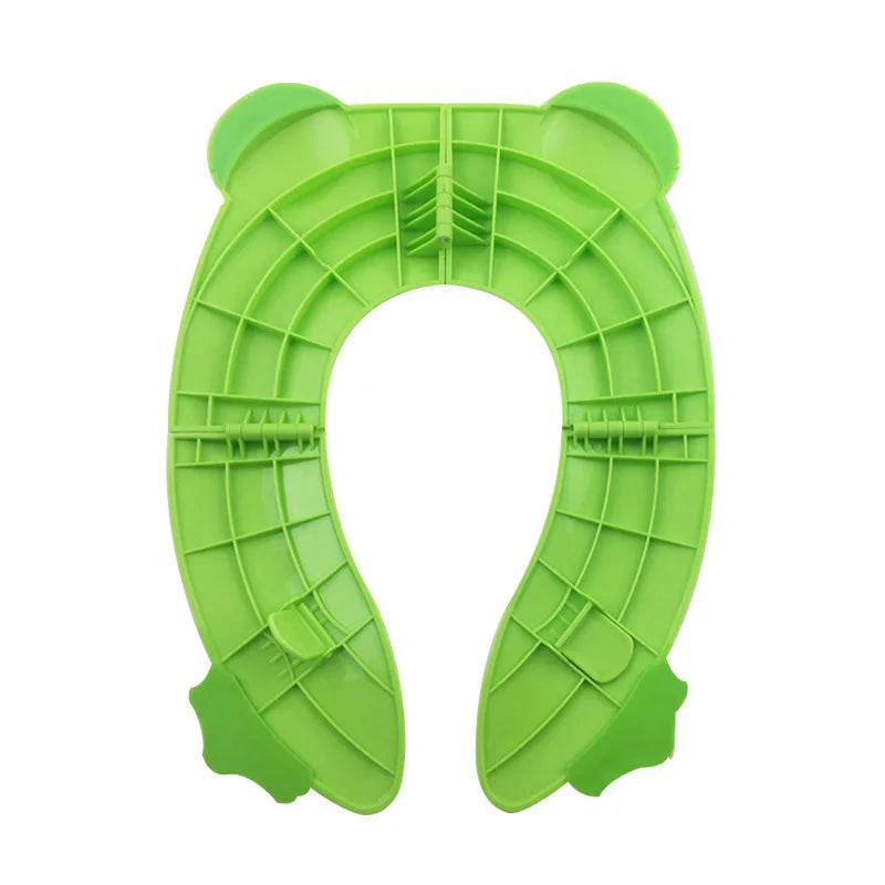Portable Travel Potty Seat - Folding Kids Toilet Training Pad With Non Slip Cover - ZOOMNSTORE
