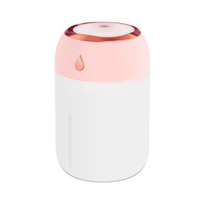 Portable USB Humidifier Mini Air Diffuser - 330ml Mist Purifier with LED Fog Light - ZOOMNSTORE