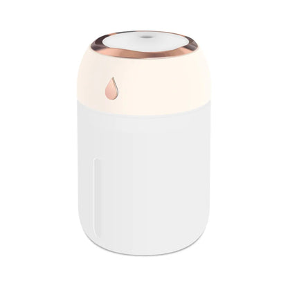 Portable USB Humidifier Mini Air Diffuser - 330ml Mist Purifier with LED Fog Light - ZOOMNSTORE