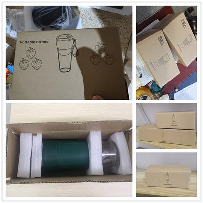 Portable USB Rechargeable Mini Juicer - Wireless Smoothie Blender  Fruit Juice Maker - ZOOMNSTORE