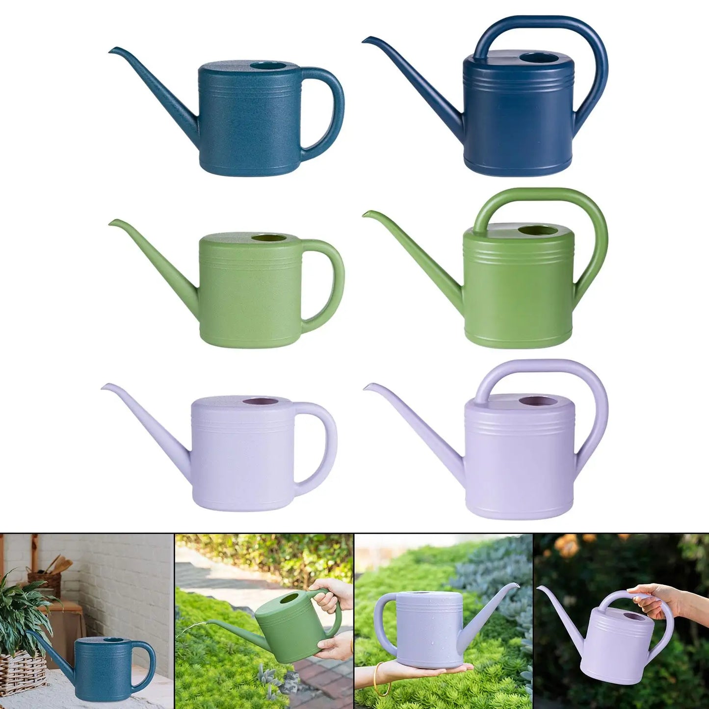 Portable Watering Can – Lightweight Ergonomic Handle Garden Watering Pot for Indoor Plants - ZOOMNSTORE
