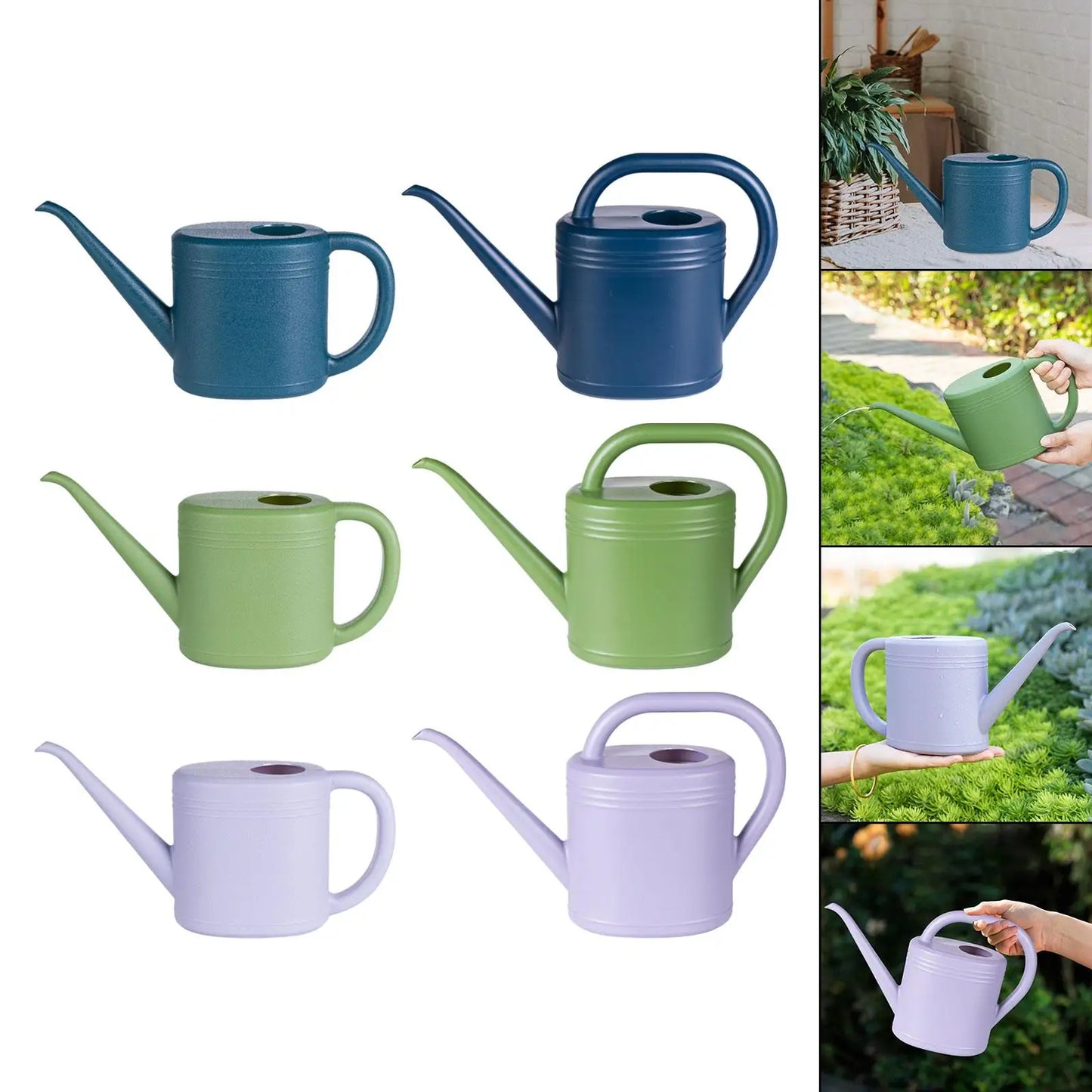 Portable Watering Can – Lightweight Ergonomic Handle Garden Watering Pot for Indoor Plants - ZOOMNSTORE