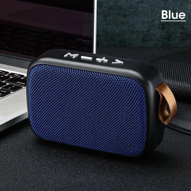 Portable Wireless Speaker - Bluetooth Mini Subwoofer Outdoor Fabric Covered Speaker - ZOOMNSTORE